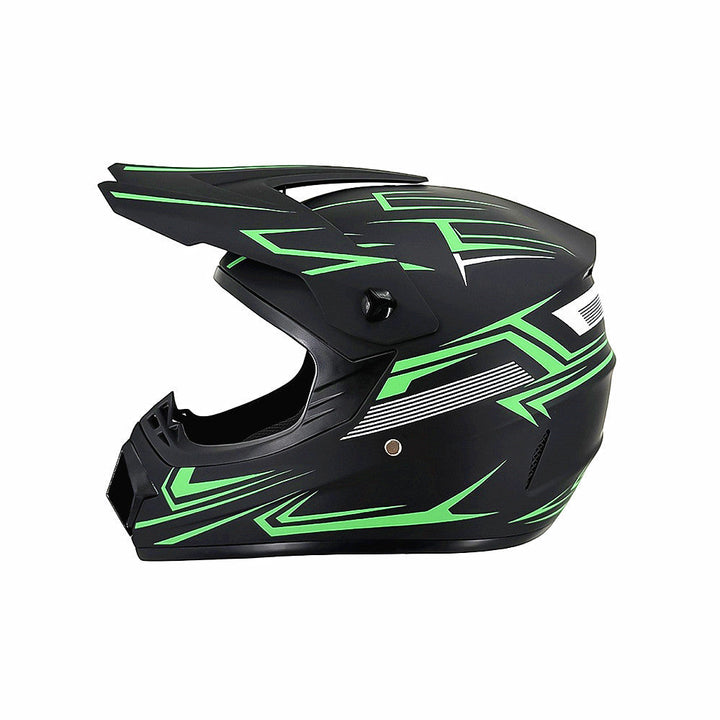 full-face motocross helmet with extended visor and reinforced chin guard Kalsten