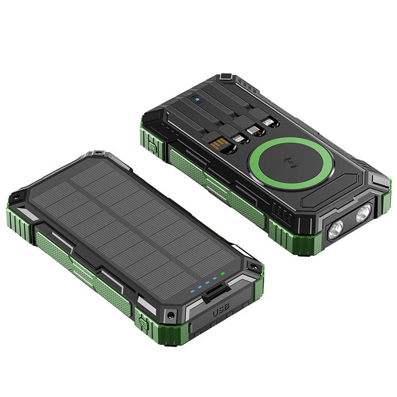 Solar Powerbank With Integrated LED Light Kalsten