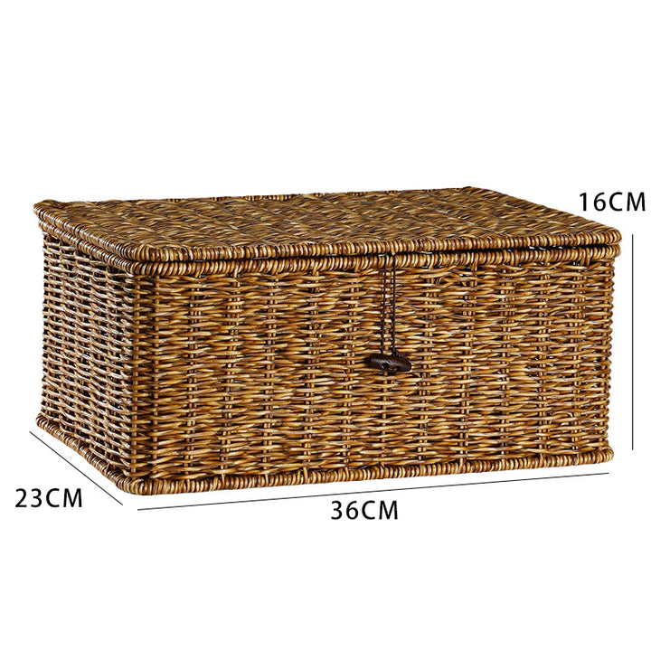 Handcrafted Wicker Storage Chest Kalsten