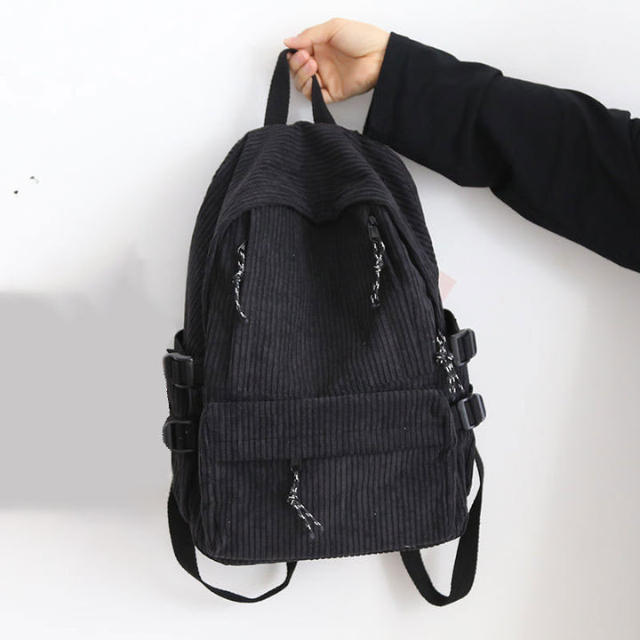 Textured Corduroy Sling Backpack Kalsten