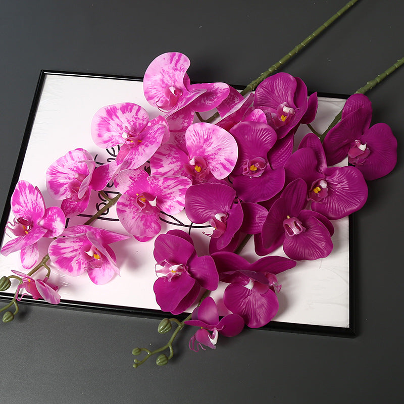 Faux Orchid Flower Stem for Home Decor Display