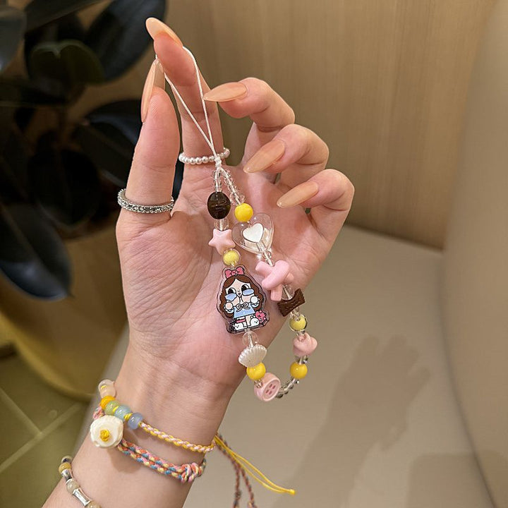 Creative Themed Charm Beaded Phone Lanyard Kalsten