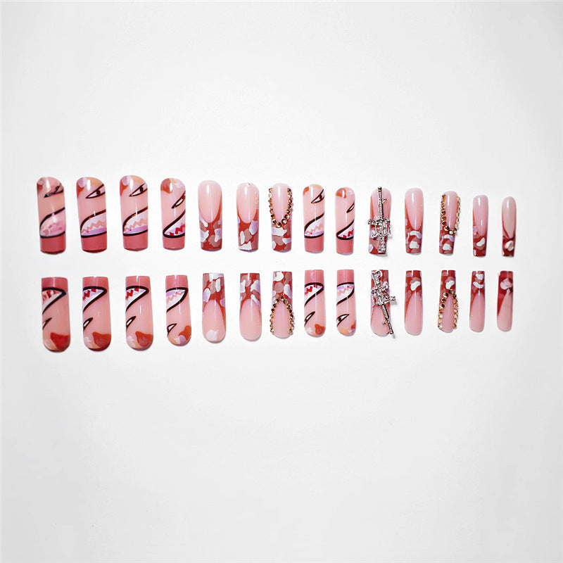 Artistic Decorative Press-On Nail Extensions Kalsten