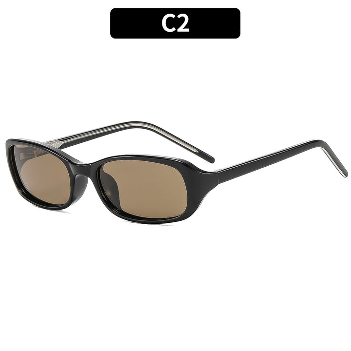 Classic Retro-Inspired Narrow Sunglasses