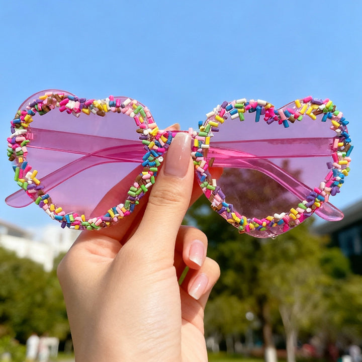 Fun and Colorful Heart-Shaped Sunglasses Kalsten