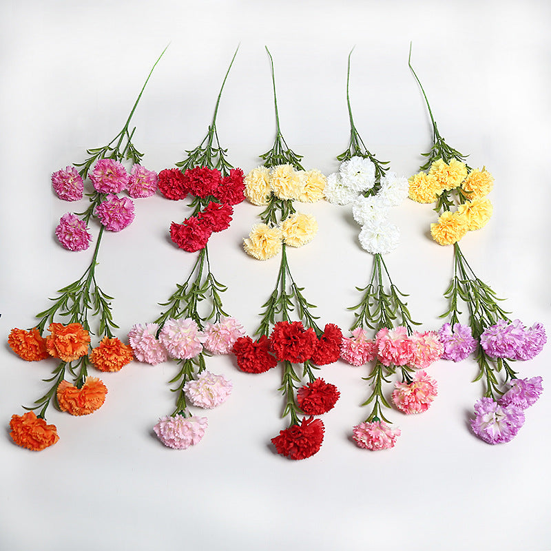 Realistic Floral Carnation Bouquet