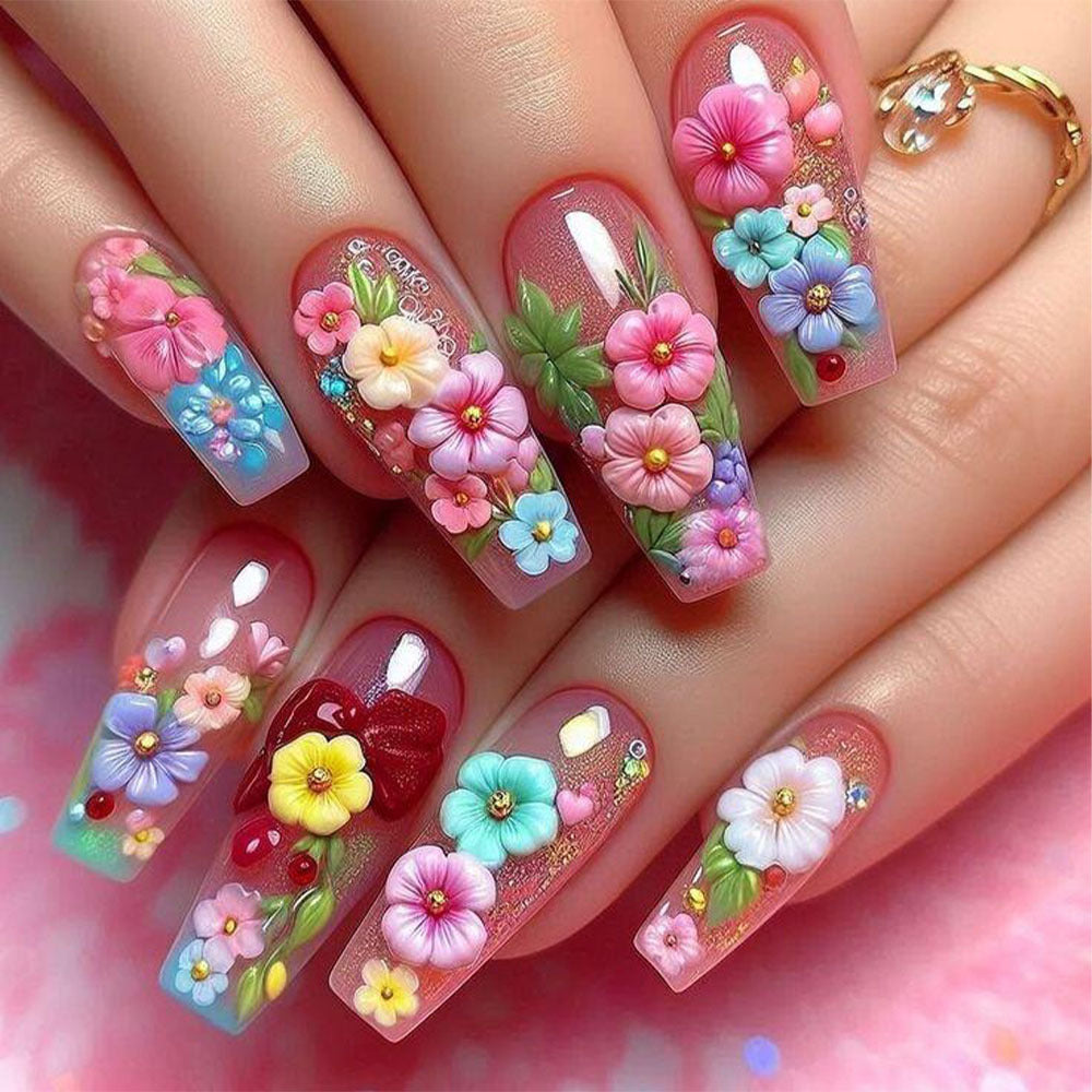 Elegant Artificial Nail Decoration Kalsten