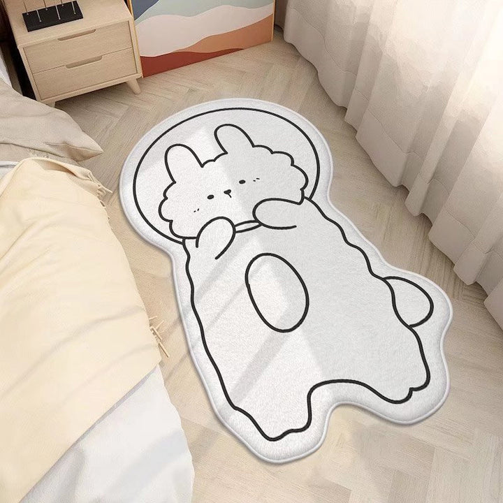Cute Cat-Shaped Area Rug Kalsten