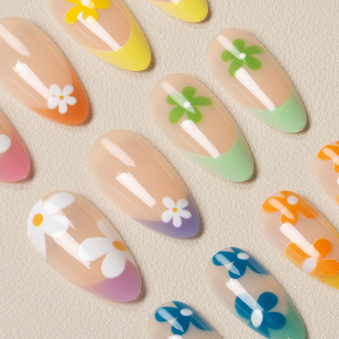 Floral Art Manicure