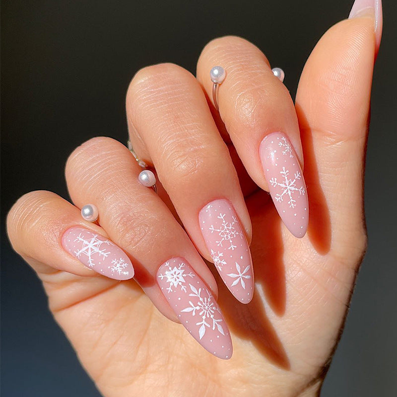 Artistic Holiday-Themed Press-On Nails Kalsten