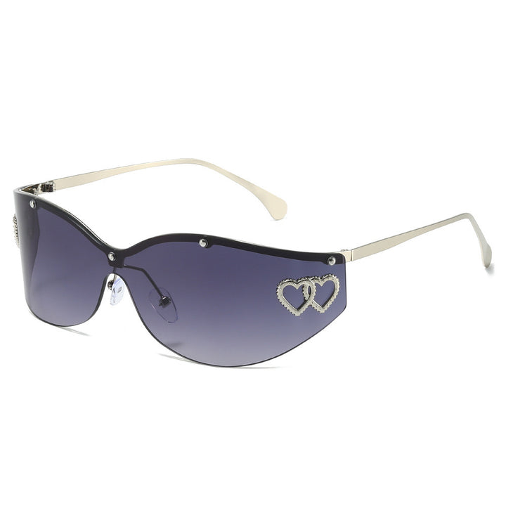 Fashion-Forward Avant-Garde Shield Sunglasses Kalsten