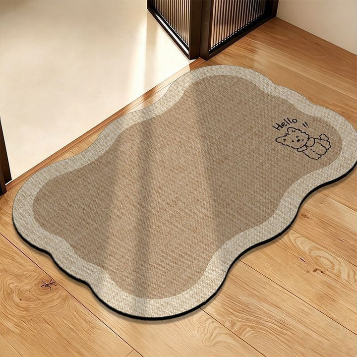 Decorative Pet-Themed Area Mat Kalsten