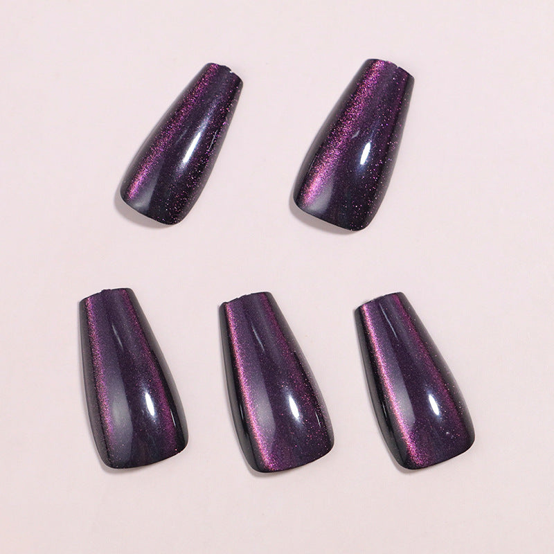 Glittery Long Stiletto Press-On Nail Set Kalsten