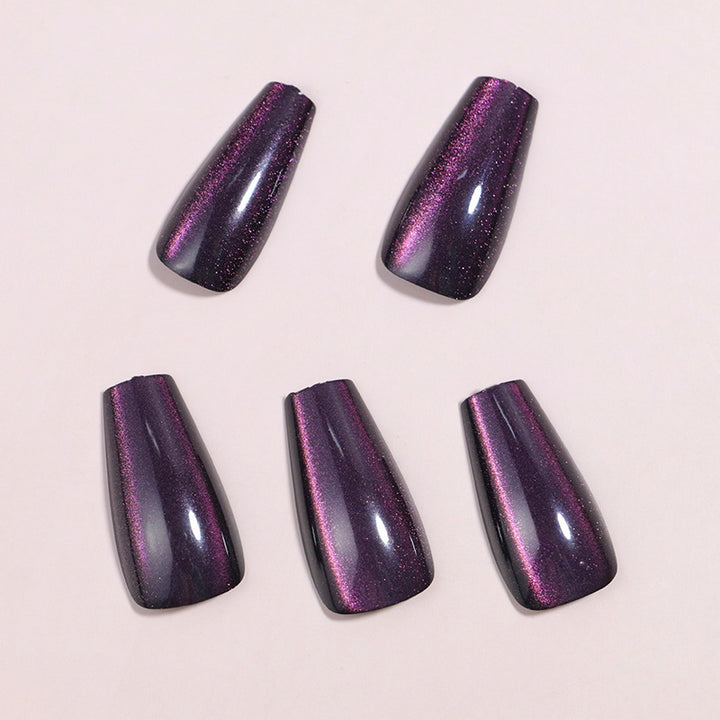Glittery Long Stiletto Press-On Nail Set Kalsten