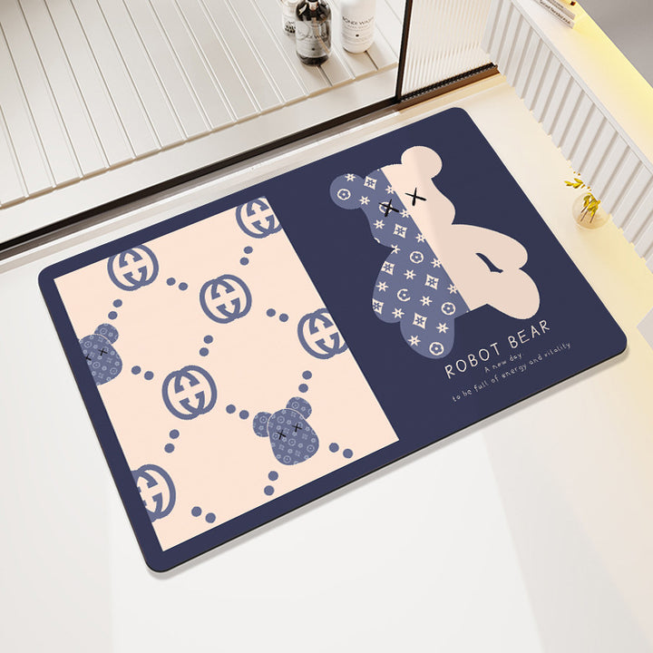 Cute Cartoon-Themed Bath Mat Kalsten