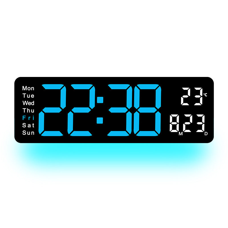 Digital LED Alarm Clock with Temperature and Day of the Week Display Kalsten