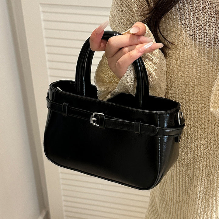 Compact Structured Crossbody Handbag