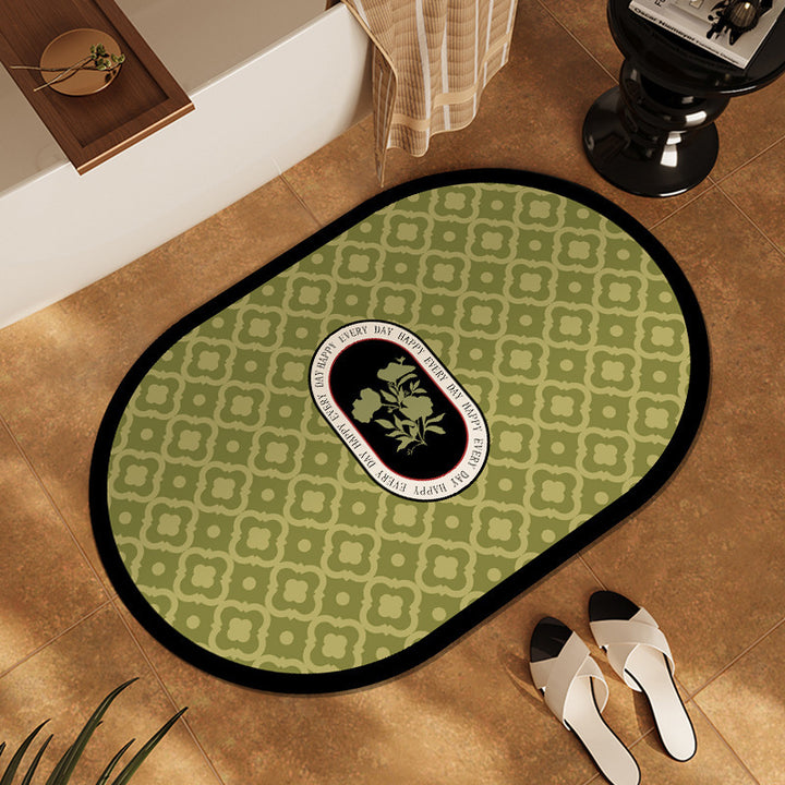Decorative Oval Area Mat