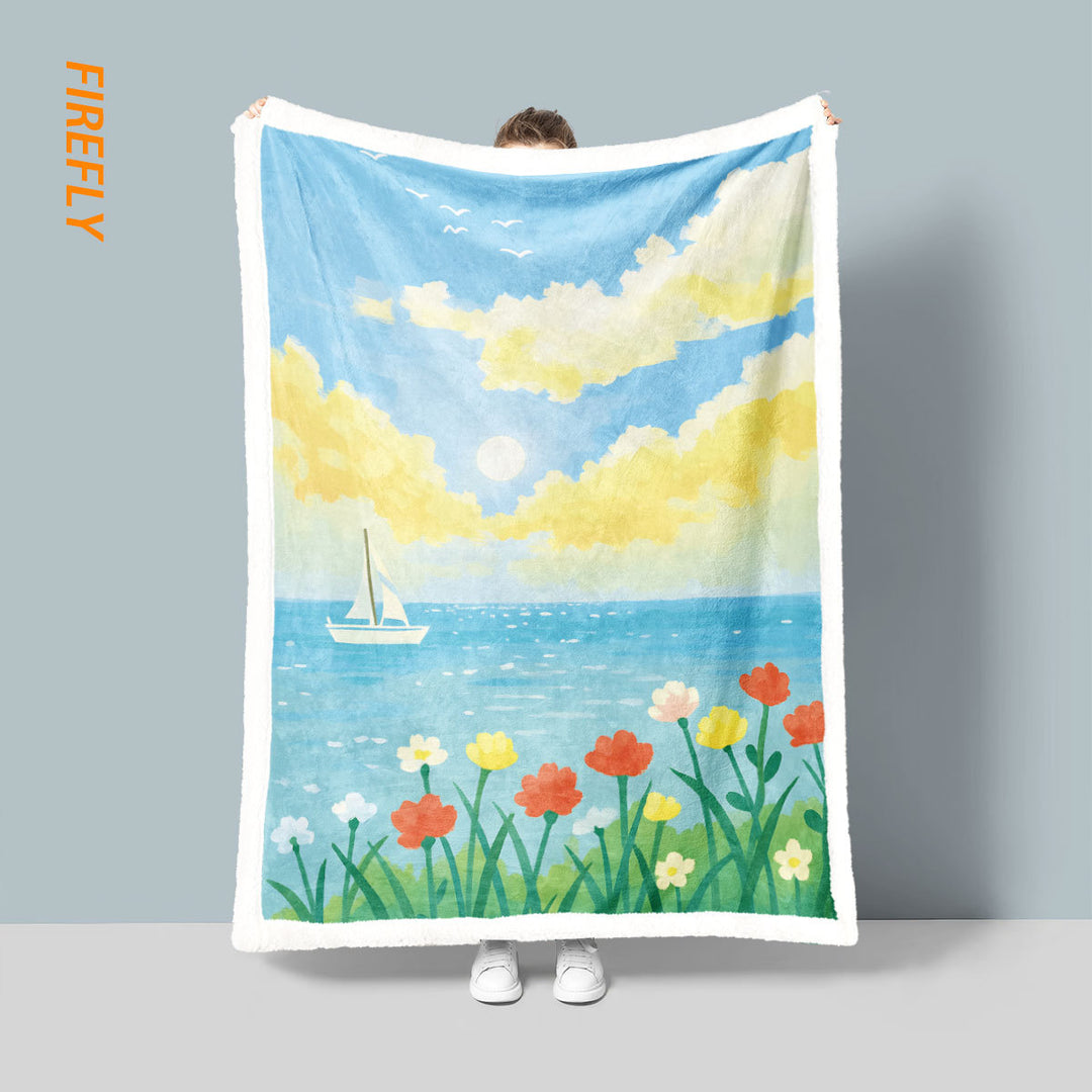 Artistic Scenic Throw Blanket