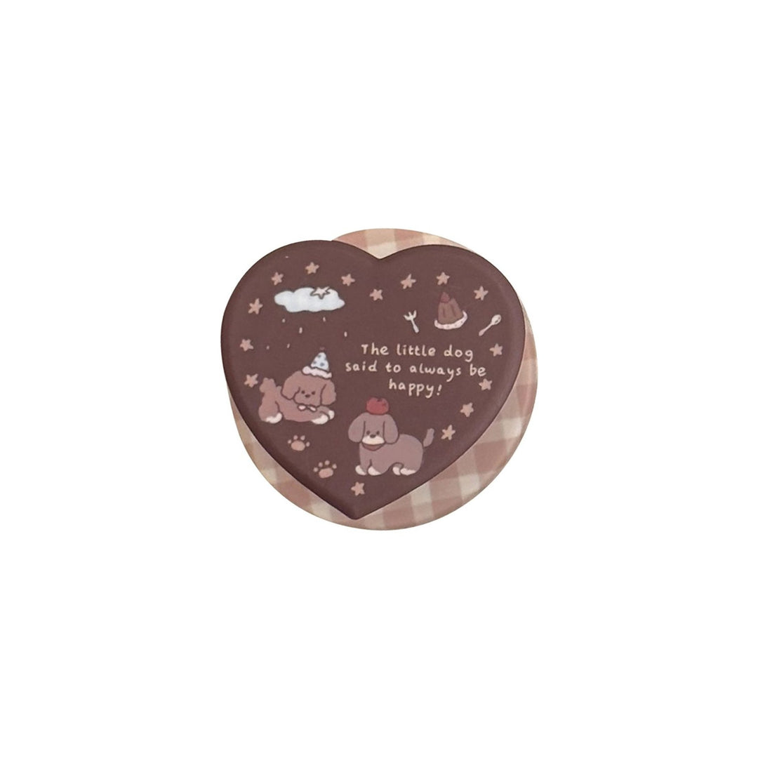Heart-shaped cosmetic box with cute dog design Kalsten