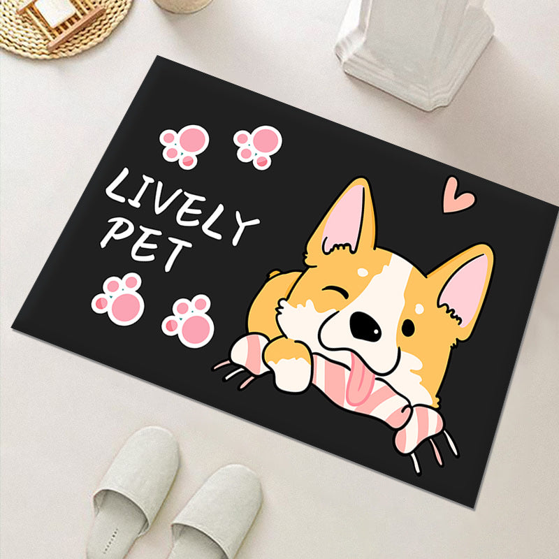 Cute Cat-Themed Indoor Area Mat