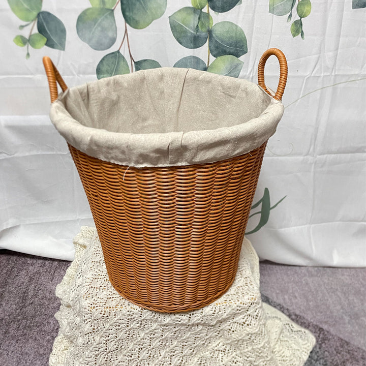 Woven Storage Basket with Cotton Lining Kalsten