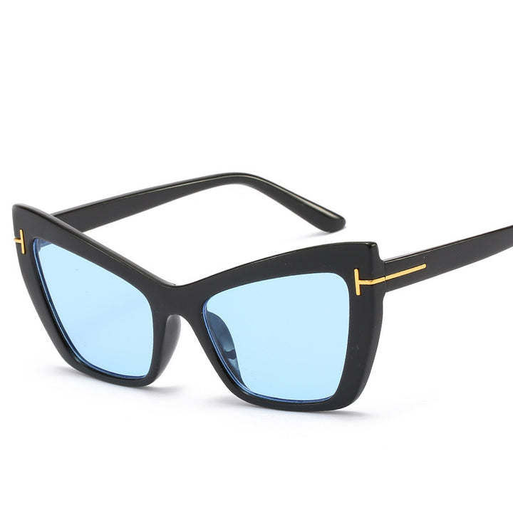 Cat-Eye Frame Sunglasses with Gradient Lenses Kalsten