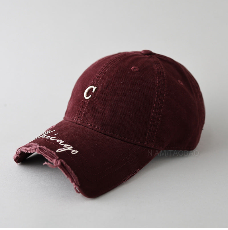 Men's Casual Distressed Baseball Cap Kalsten