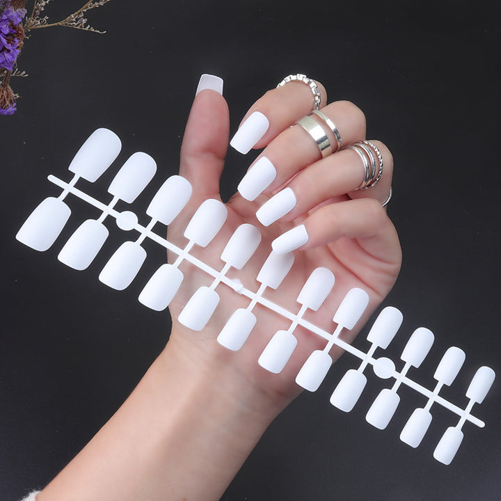 Matte Finish Long Stiletto Press-On Nails Kalsten