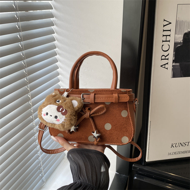 Playful Polka Dot Mini Handbag