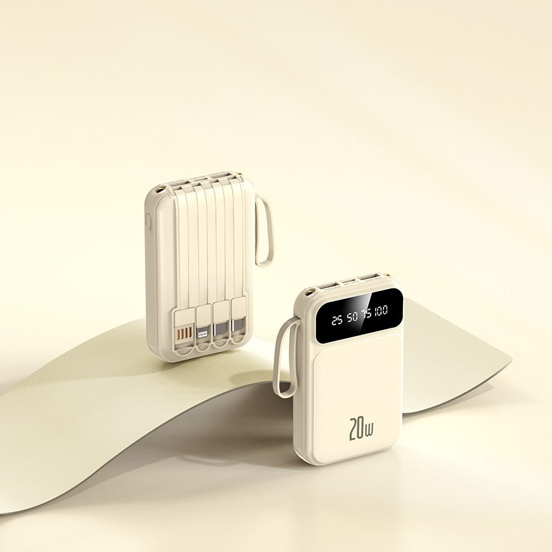 Portable power bank with integrated fast charging function and LCD display Kalsten
