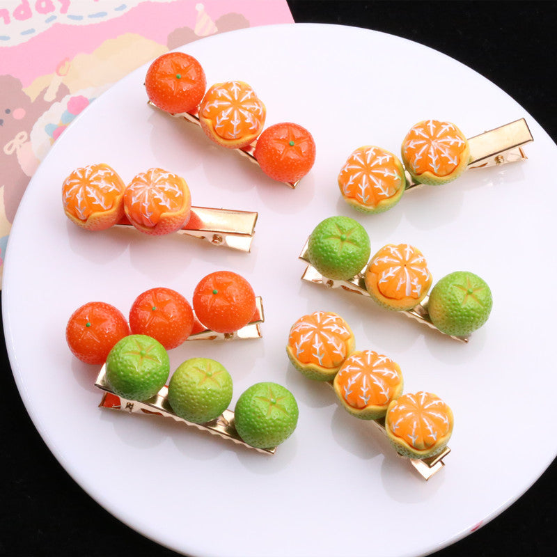 Decorative Citrus Fruit Hair Clip Kalsten