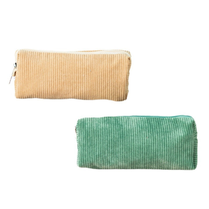 Textured Corduroy Pencil Case Kalsten