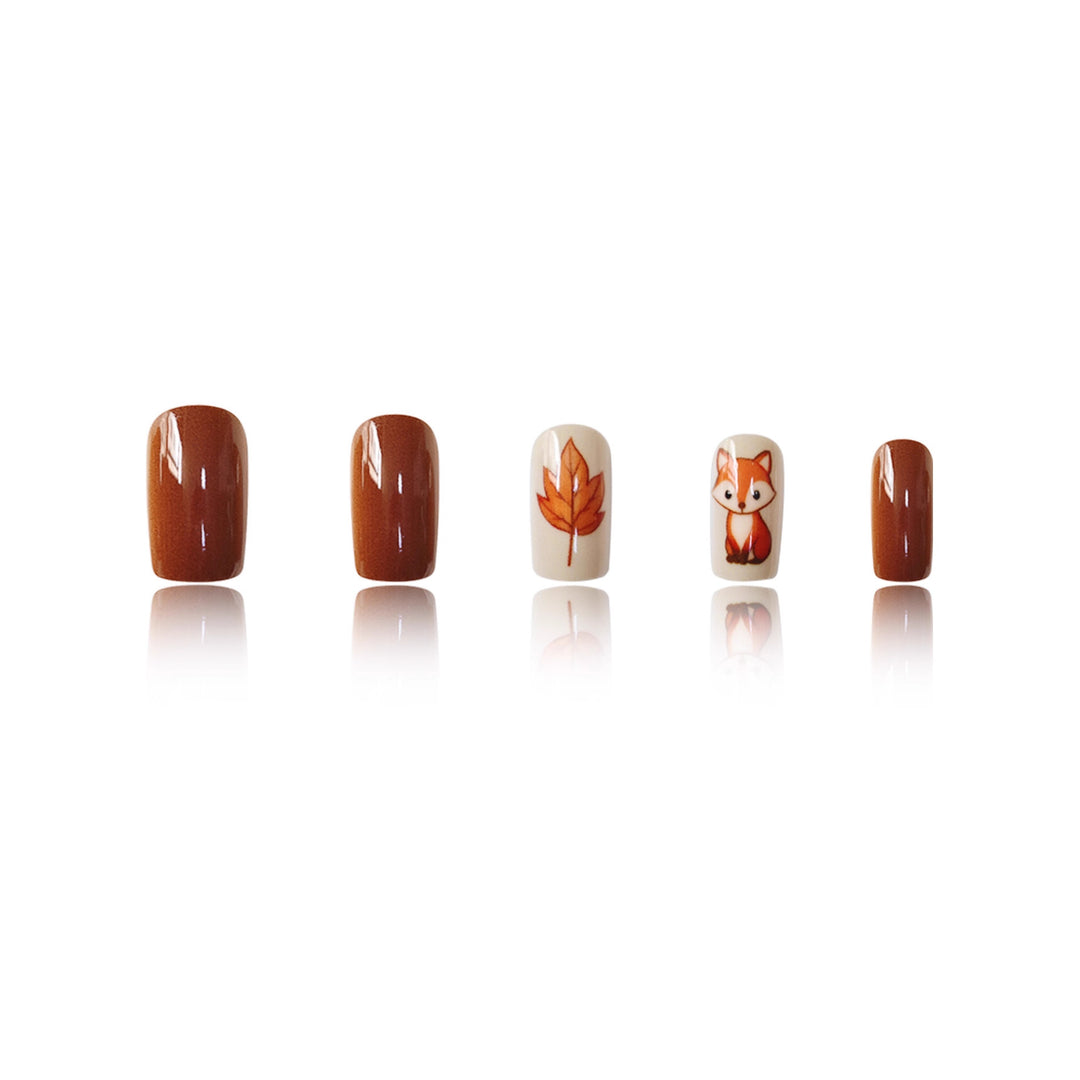 Decorative Glittery Star-Accented Press-On Nail Set Kalsten