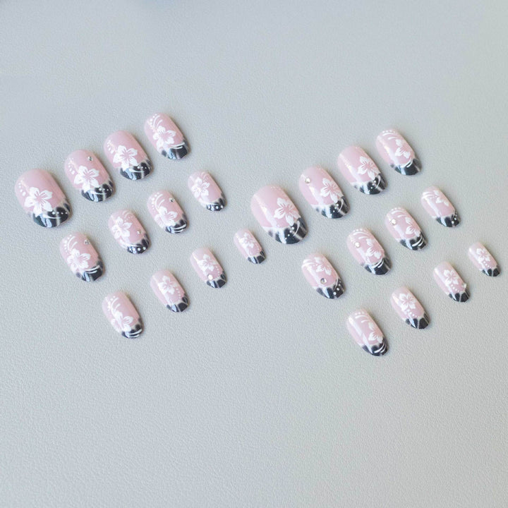 Elegant Floral Nail Art Design Set