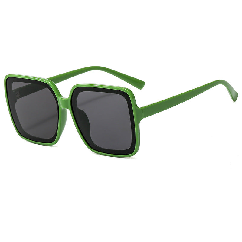 Statement Bold Square Frame Sunglasses