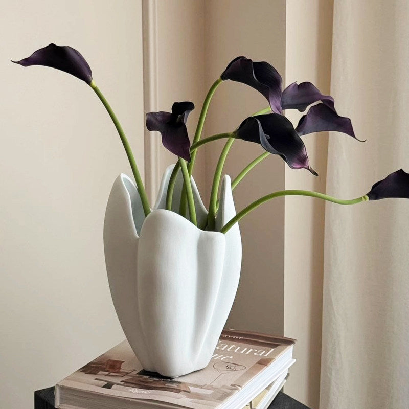 Modern Floral-Inspired Decor Vase