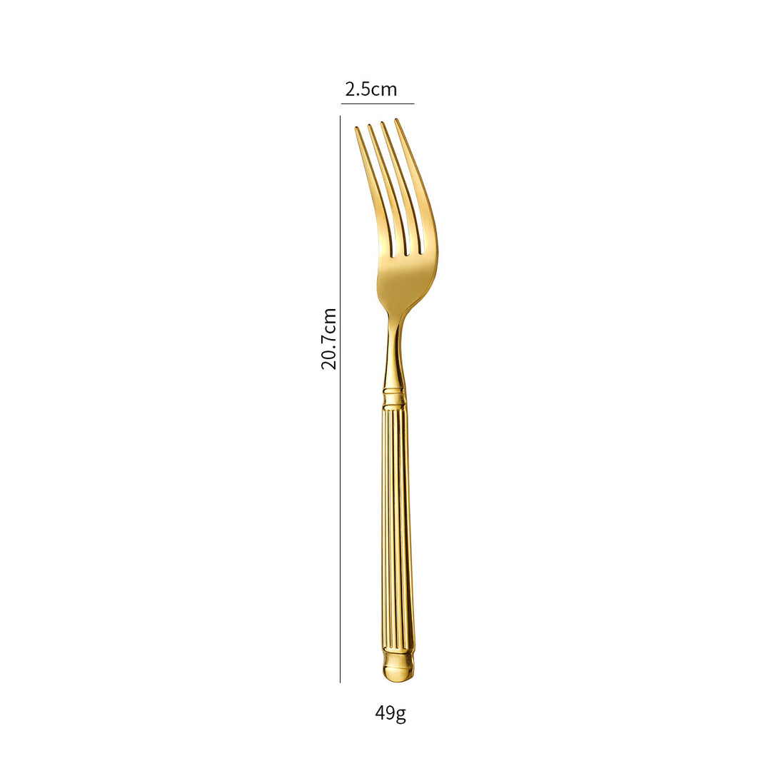 Elegant dessert spoon with exclusive surface design Kalsten
