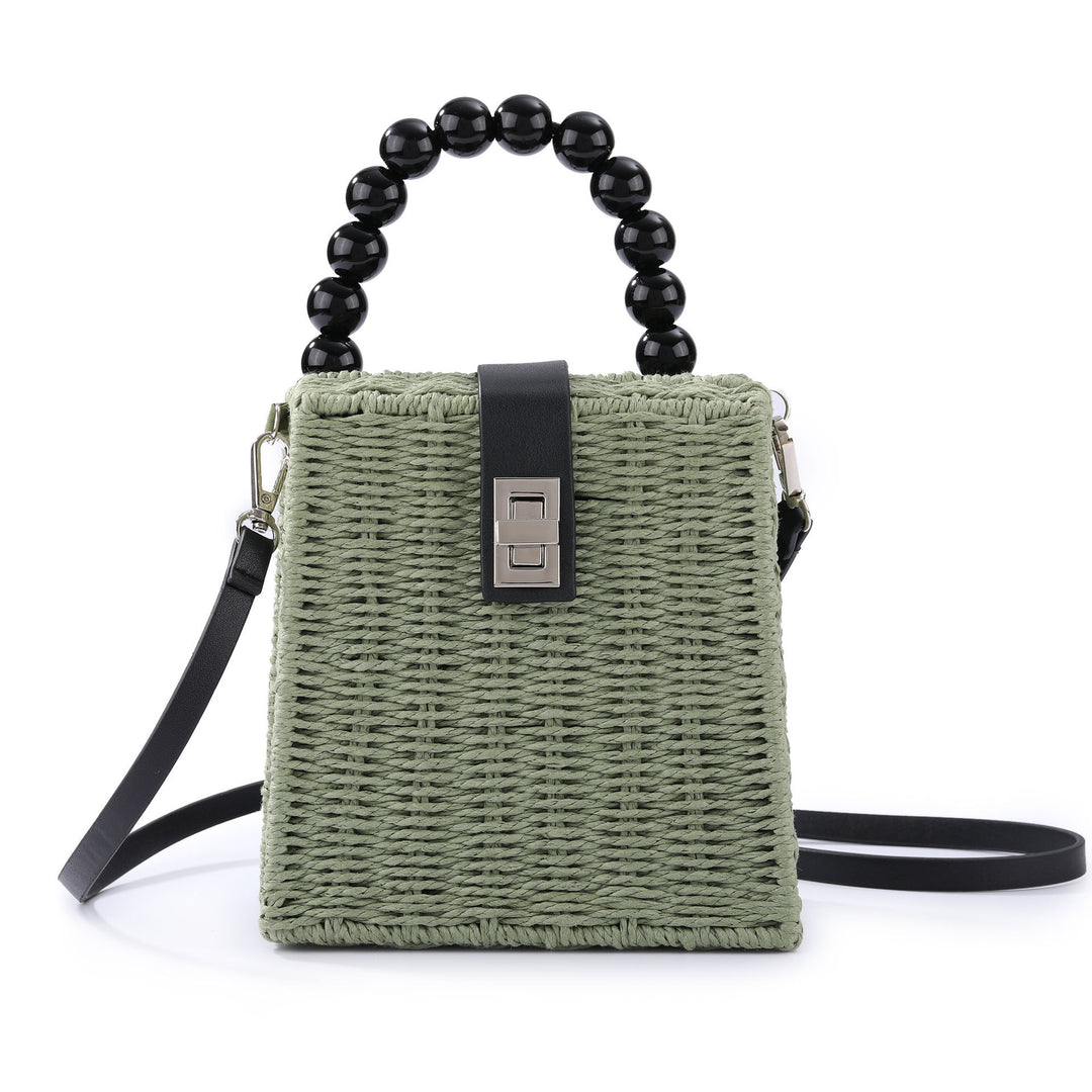 Women's Designer Basket Bag with Unique Grip Kalsten