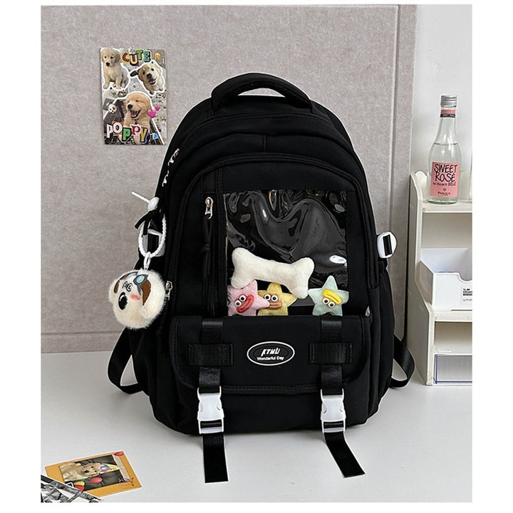 Transparent Window Pet-Friendly Backpack