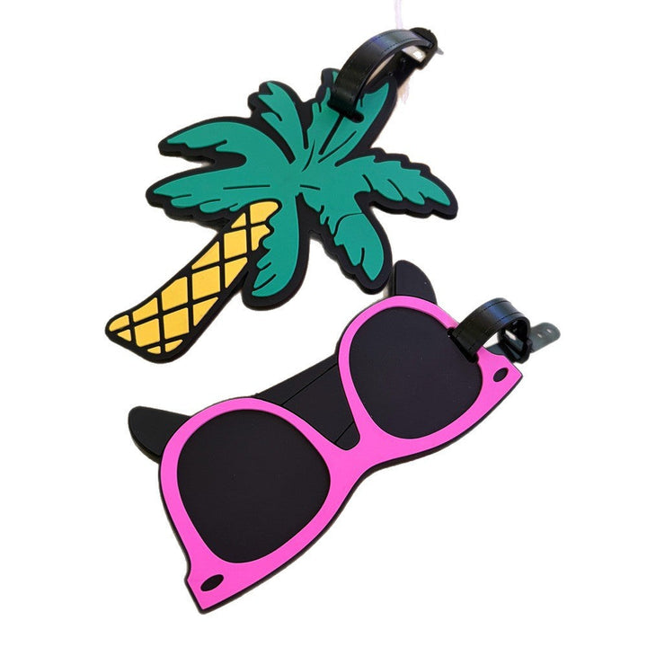 Tropical Palm Tree Luggage Tag Kalsten