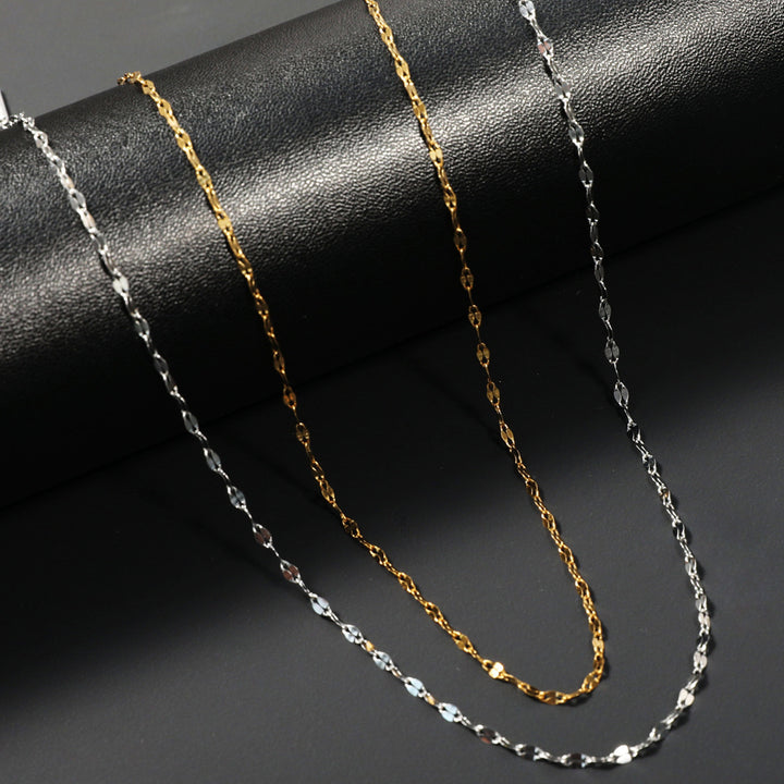 Elegant Interlaced Chain Necklace Kalsten
