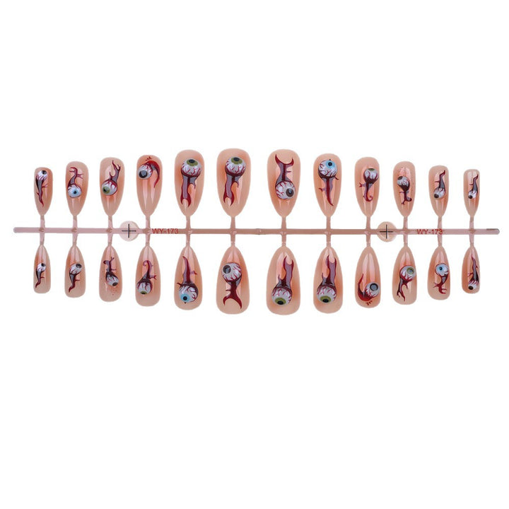 Artistic Vibrant Design Press-On Nail Set Kalsten