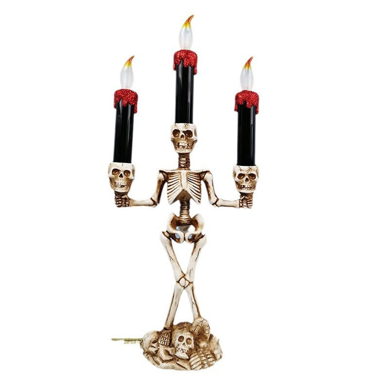 Skeleton Candle Holder Candelabra Kalsten