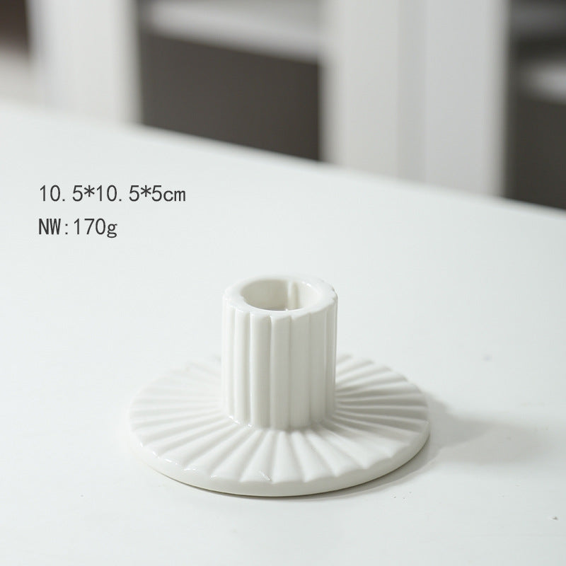 Minimalist Ceramic Candle Holder Kalsten