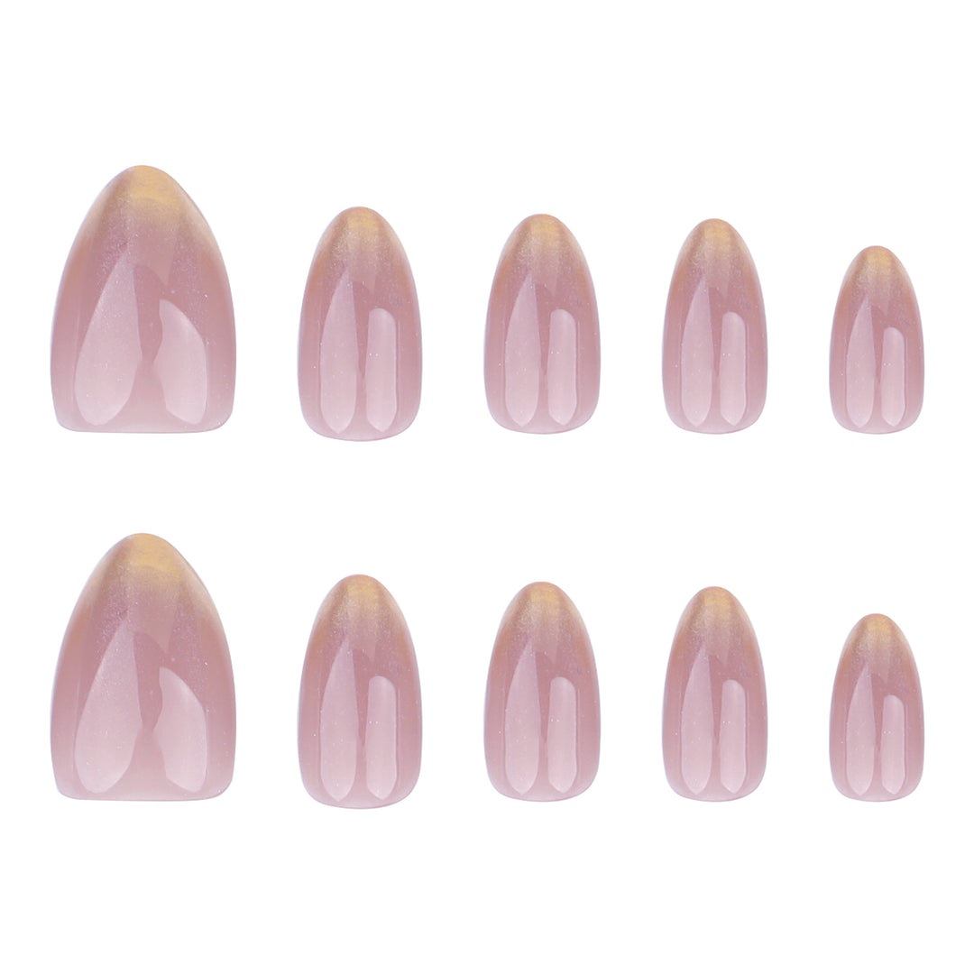 Artful decorative nails with shimmering design Kalsten
