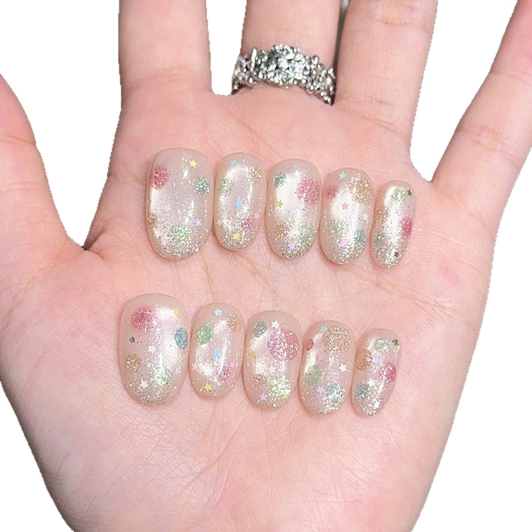 Artificial nails with glamorous accents Kalsten