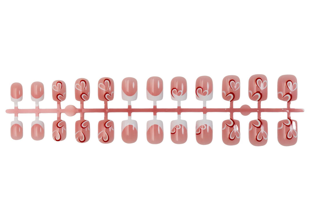 Artificial nail set with intricate floral design and elegant details Kalsten