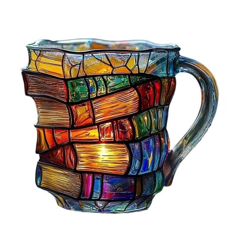 Creative Book Stack Mug Kalsten