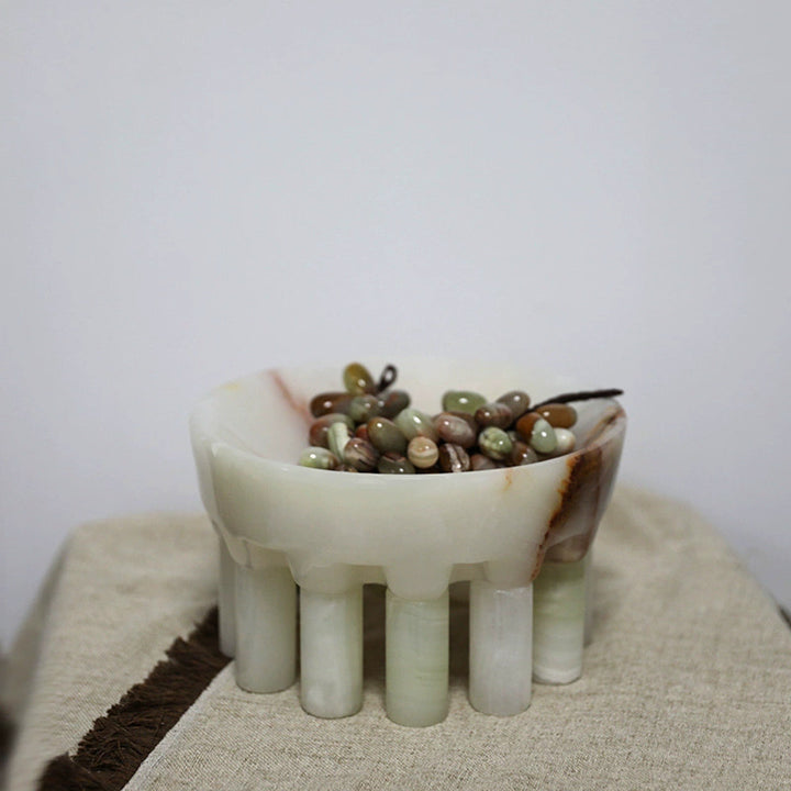 Elegant Onyx Decorative Bowl